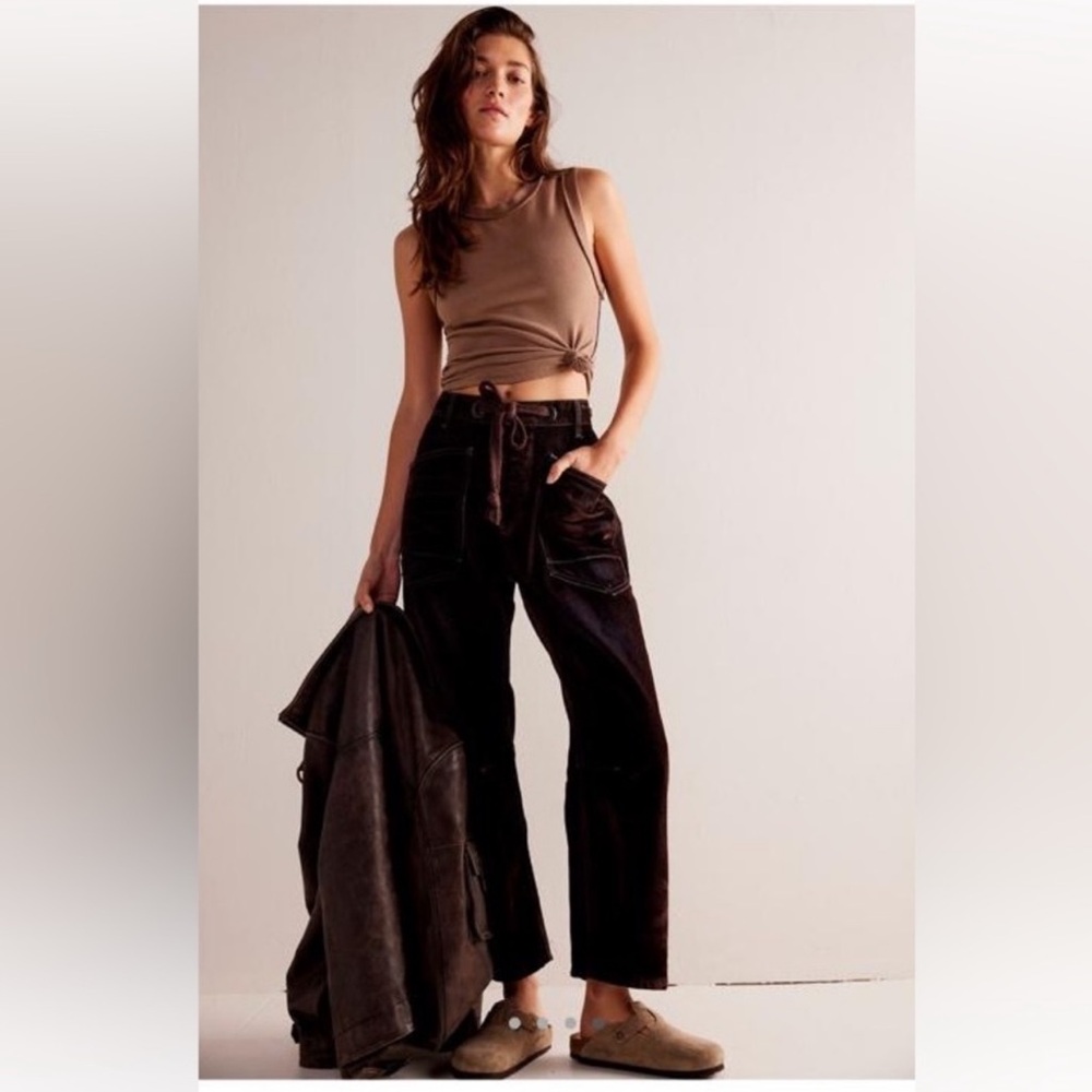 Free people barrel jeans